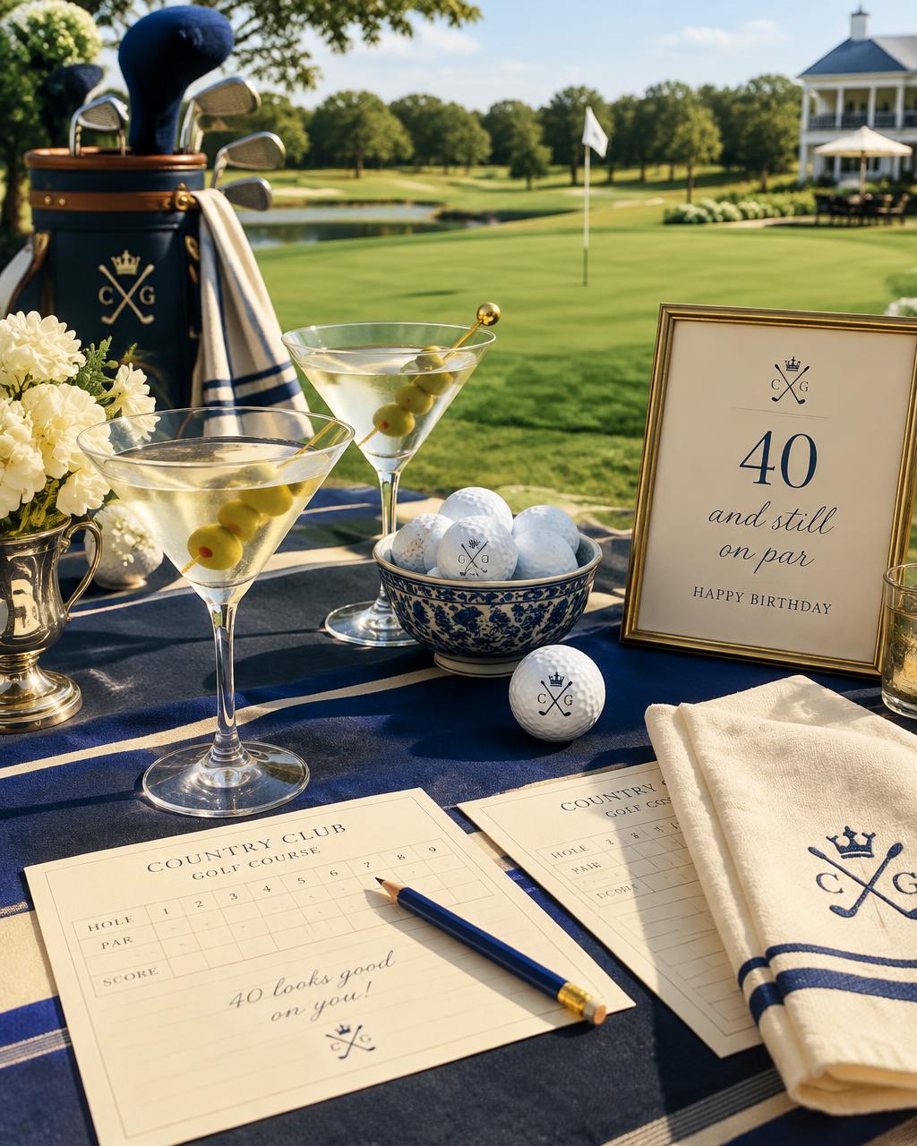 Club 40 — A Golf-Themed 40th